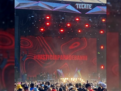 Danna Paola pide justicia para Debanhi Escobar durante su concierto en Festival Emblema