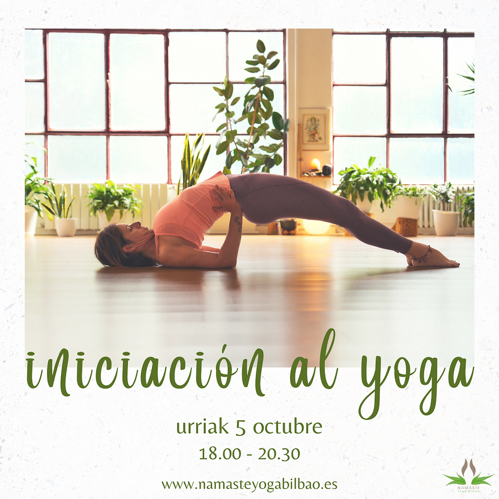 Taller para principiantes ~iniciación al yoga~