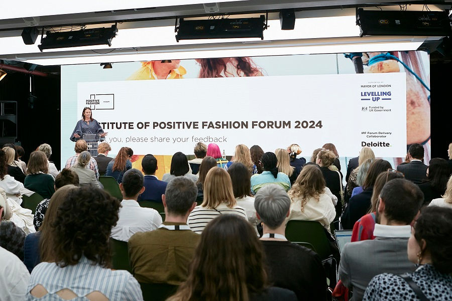 Photo of the Institute of Positive Fashion Forum in London