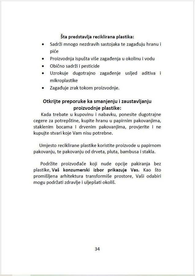 Plastika nije fora handbook