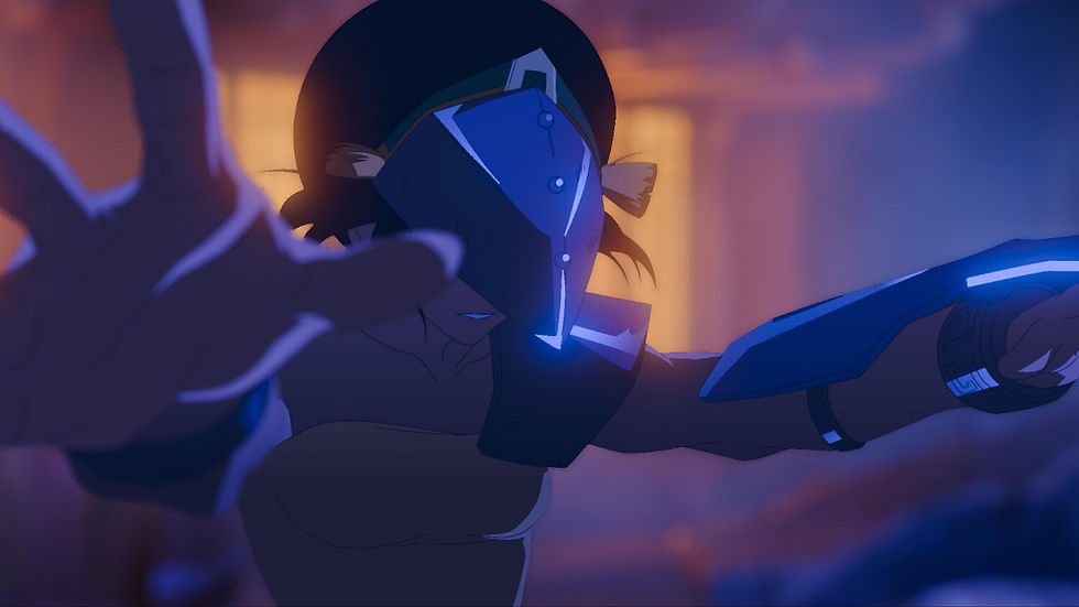 Toph Beifong interpretada por Dionne Quan em Avatar Aang: O Último Mestre do Ar/ Imagem: Reprodução / Paramount+