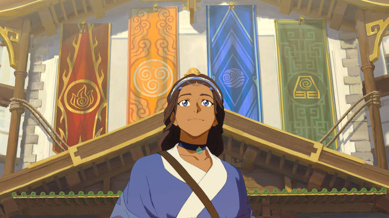 Katara na inauguração da Cidade República / Imagem: Reprodução / Paramount+