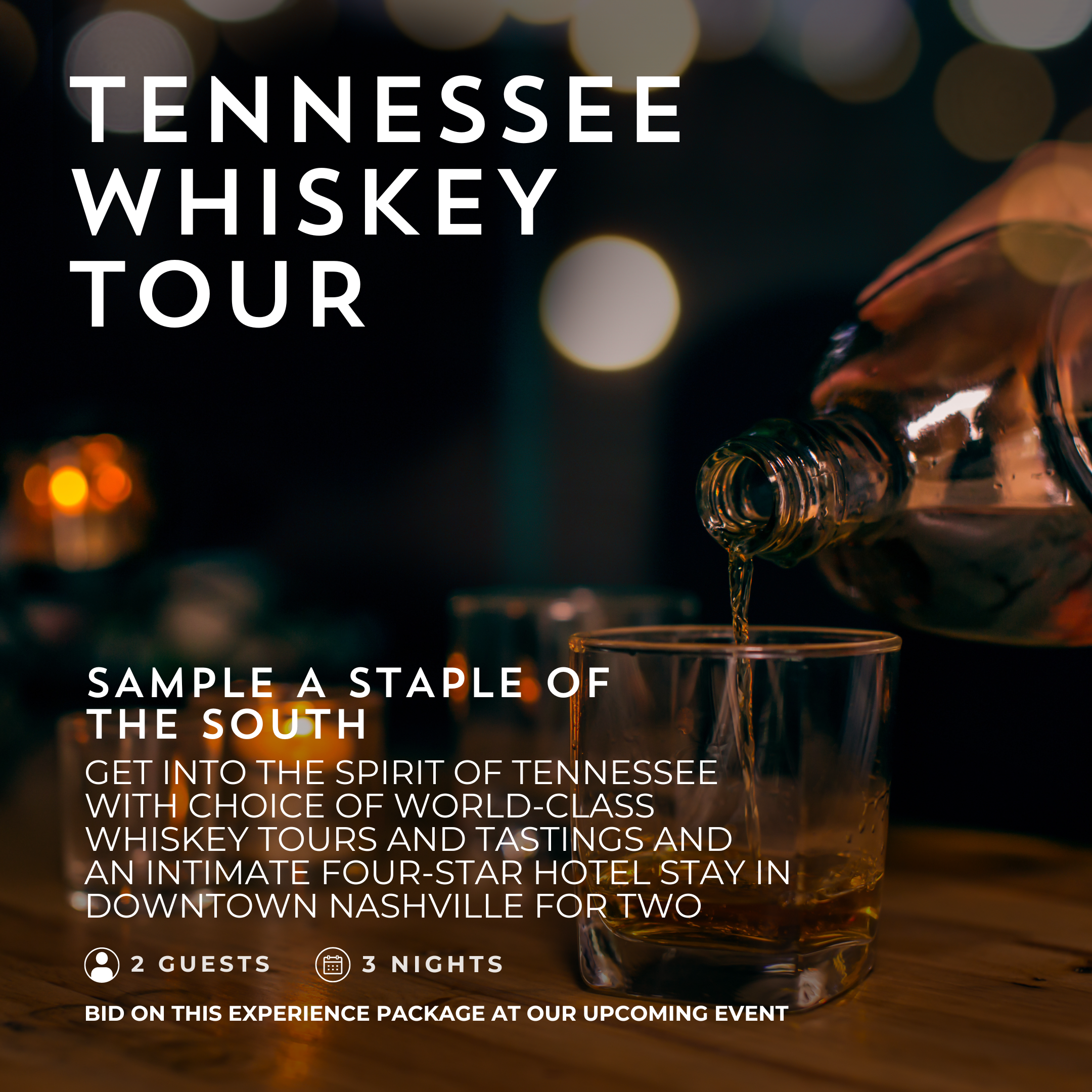 22 - Travel Package: Tennessee Whiskey Tour for Two