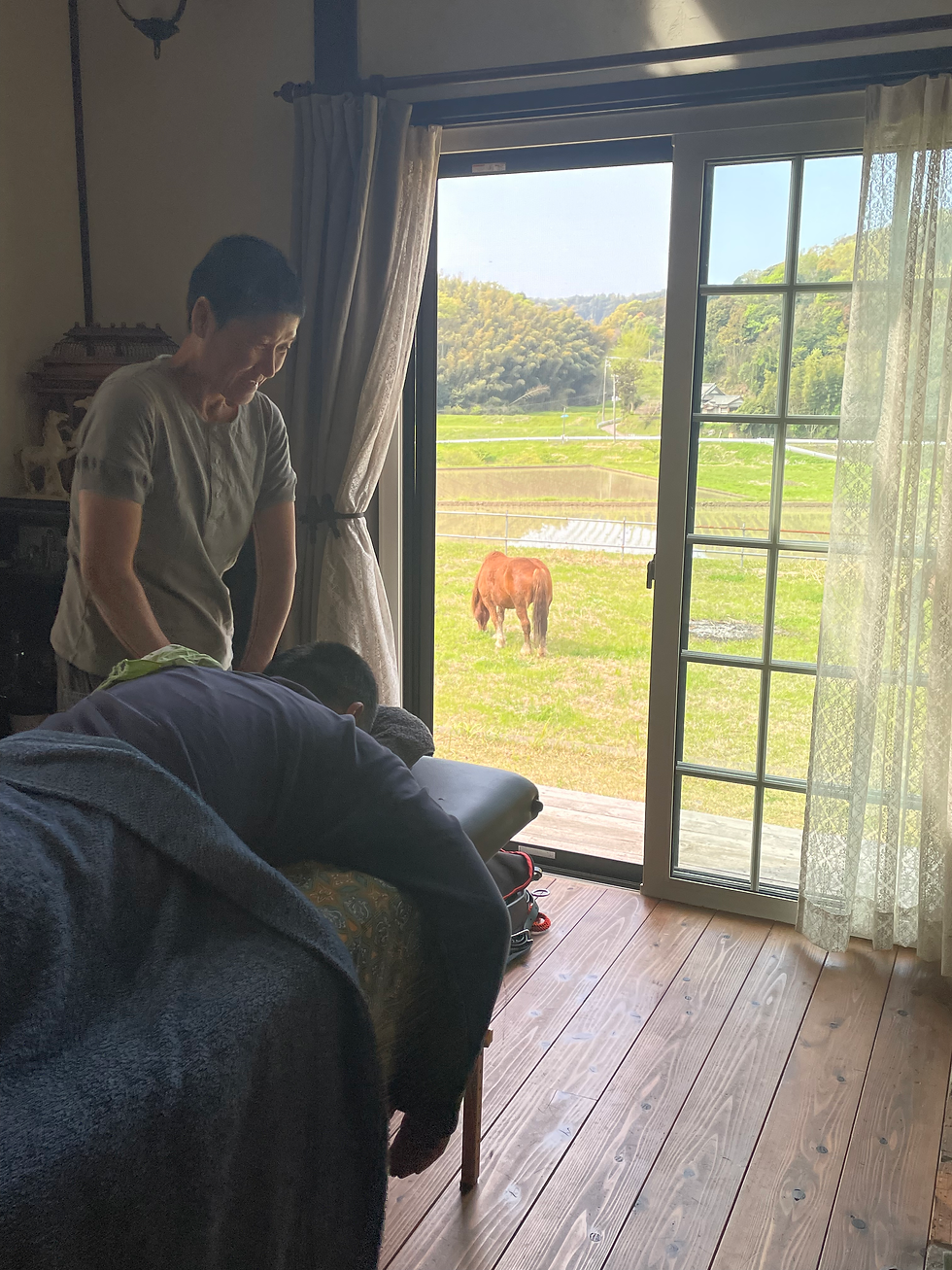 正木衣子さん マッサージ8月