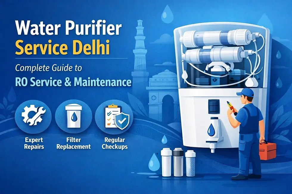 Water Purifier Service Delhi Complete Guide to RO Service and Maintenance