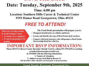 Free Good Deeds Program to Help Residents Prepare for Probate - Sep. 9