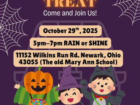 Trunk or Treat - October 29