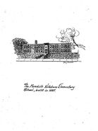 Sketch of Meredith Kitchin Elementary School, until c. 1987