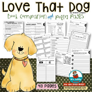 Love That Dog - Book companion
