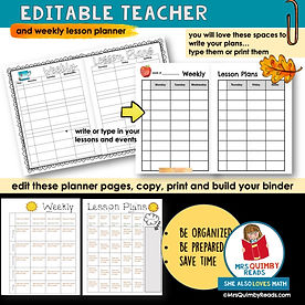 teacher binder-lesson planner