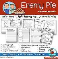 enemy pie - book companion