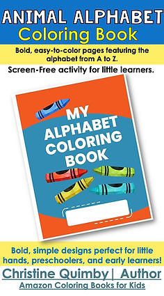 alphabet coloring book