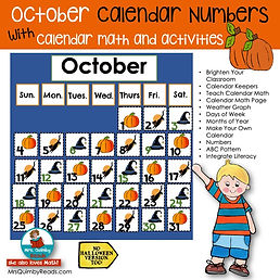 October Calendar Math