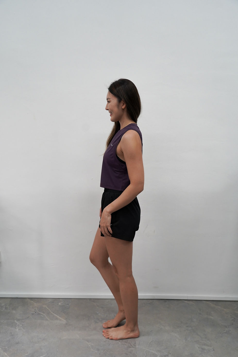 Thumbnail: Kihon Training Crop Tank (Dark Purple)