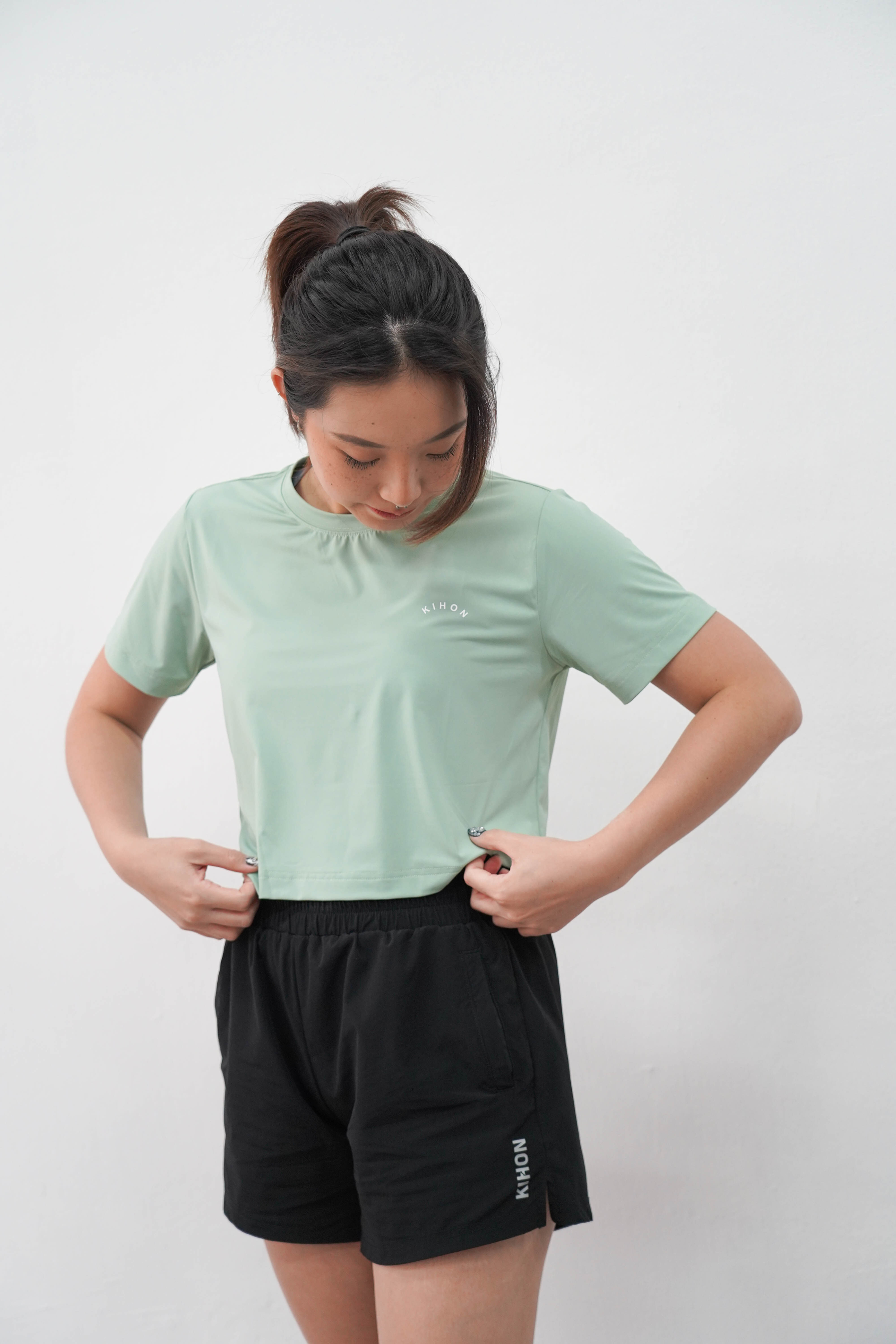 Kihon Adapt Crop Top (Jade)