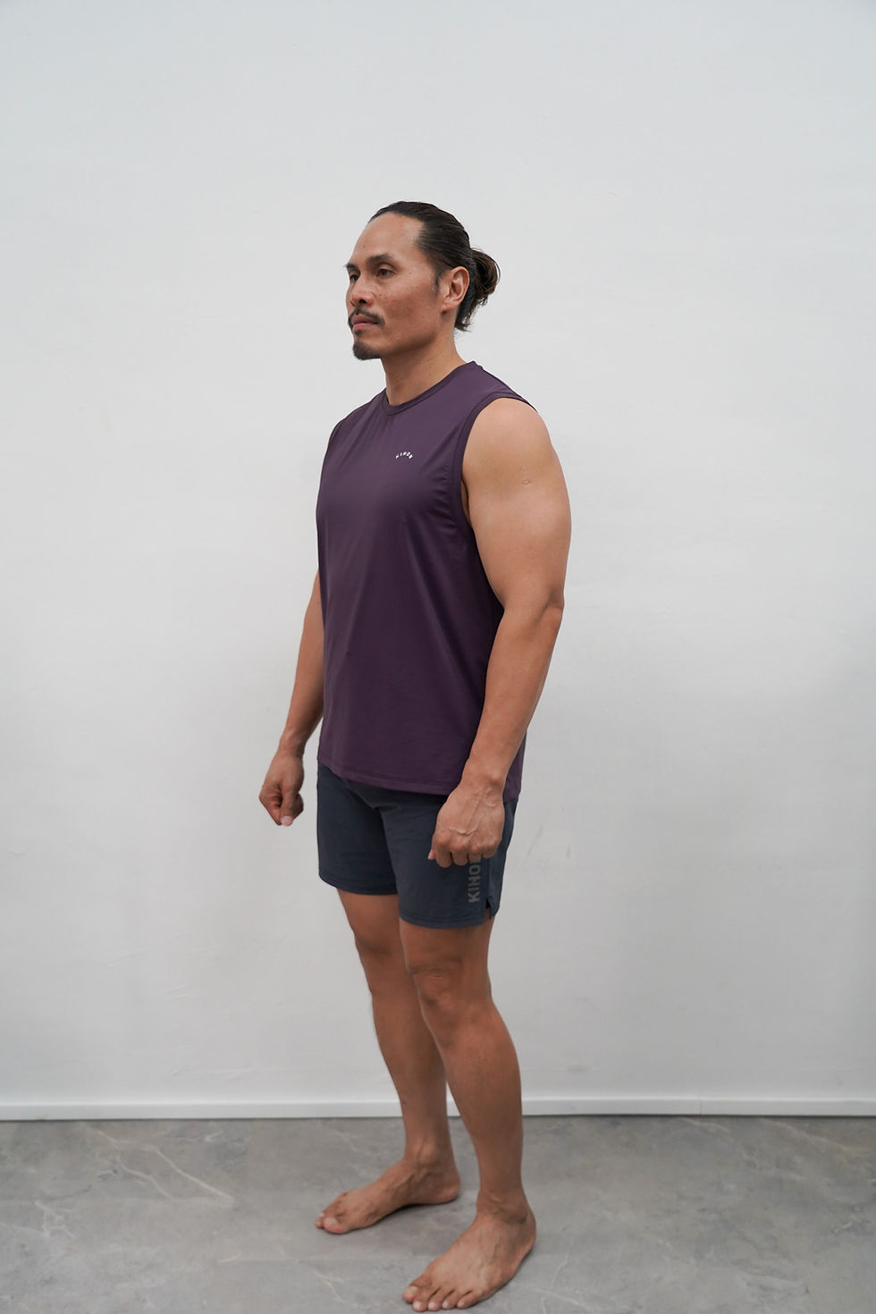 Thumbnail: Kihon Boxy Muscle Tank (Dark Purple)