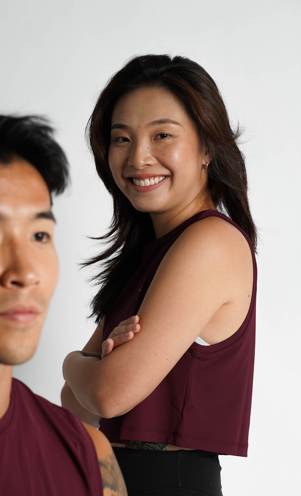 Kihon Training Crop Tank (Maroon)