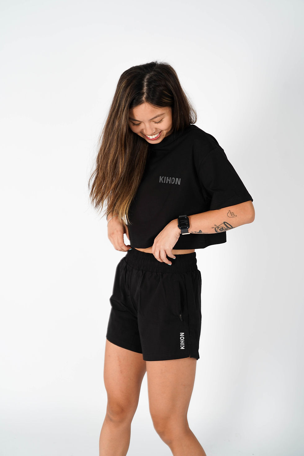Thumbnail: Kihon Ladies 4" Align Shorts (Black)