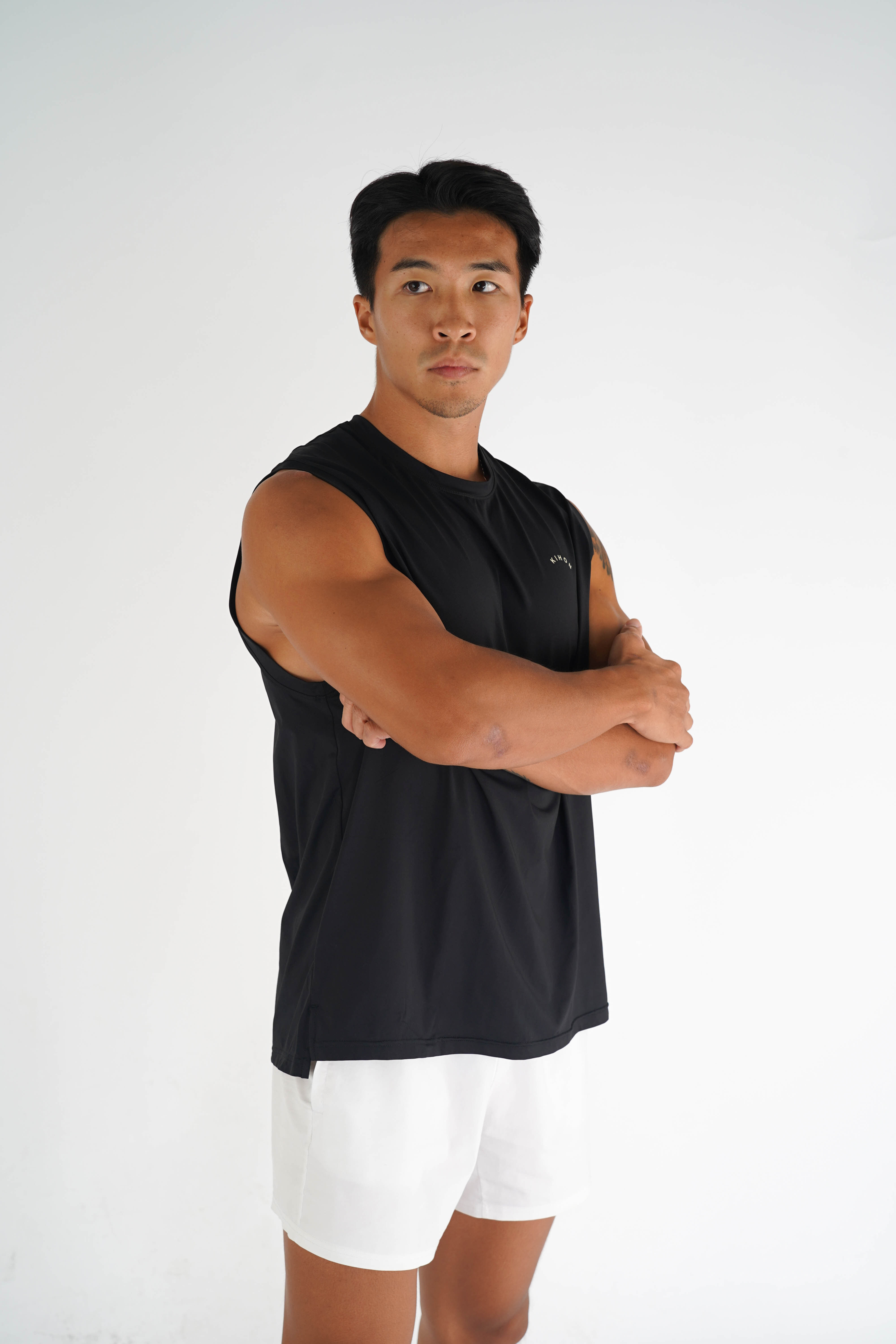 Kihon Boxy Muscle Tank (Black)