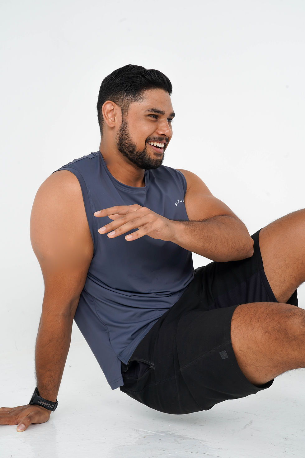 Kihon Boxy Muscle Tank (Midnight)