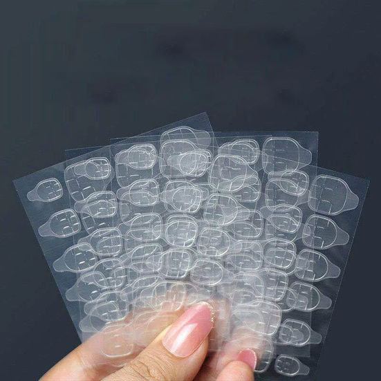 Press-on nail adhesive glue tabs