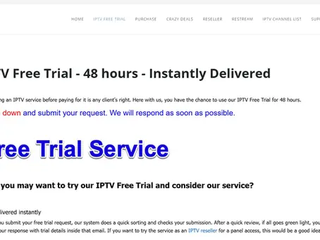 6 IPTV Providers with Free Trials (No Credit Card Required)