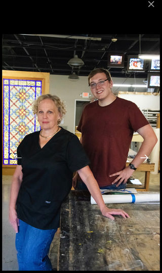 Laura Goff Parham, Laura Goff Designs, Custom Stained Glass Studio, Knoxville TN