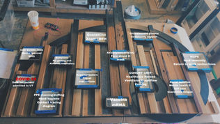 Covid-19 Memorial at University of Tennessee Medical Center, Knoxville TN, Laura Goff Designs, stained glass studio