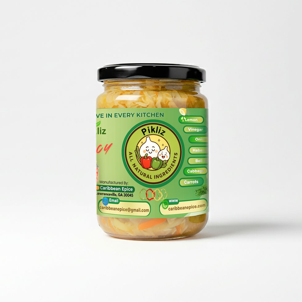 Pikliz jar, Epice of the caribbean