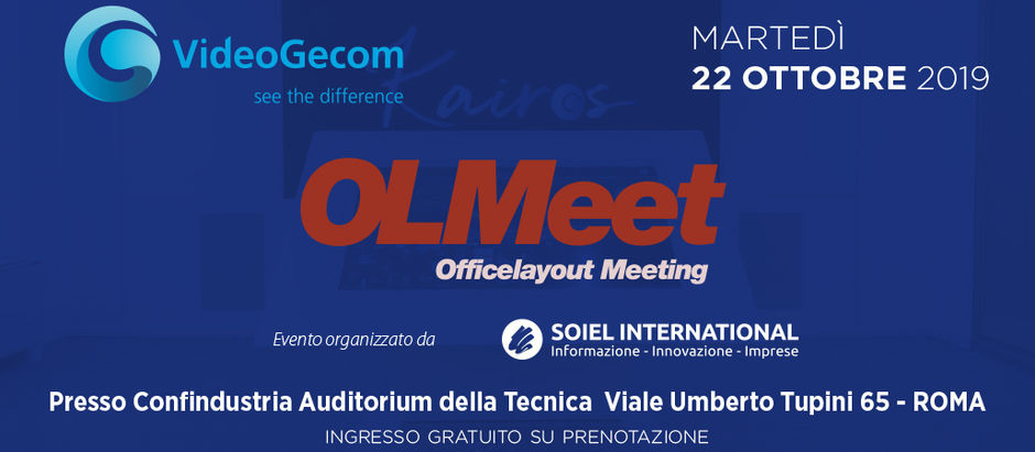 CT Innovation con VideoGecom a OLMeet Roma 2019