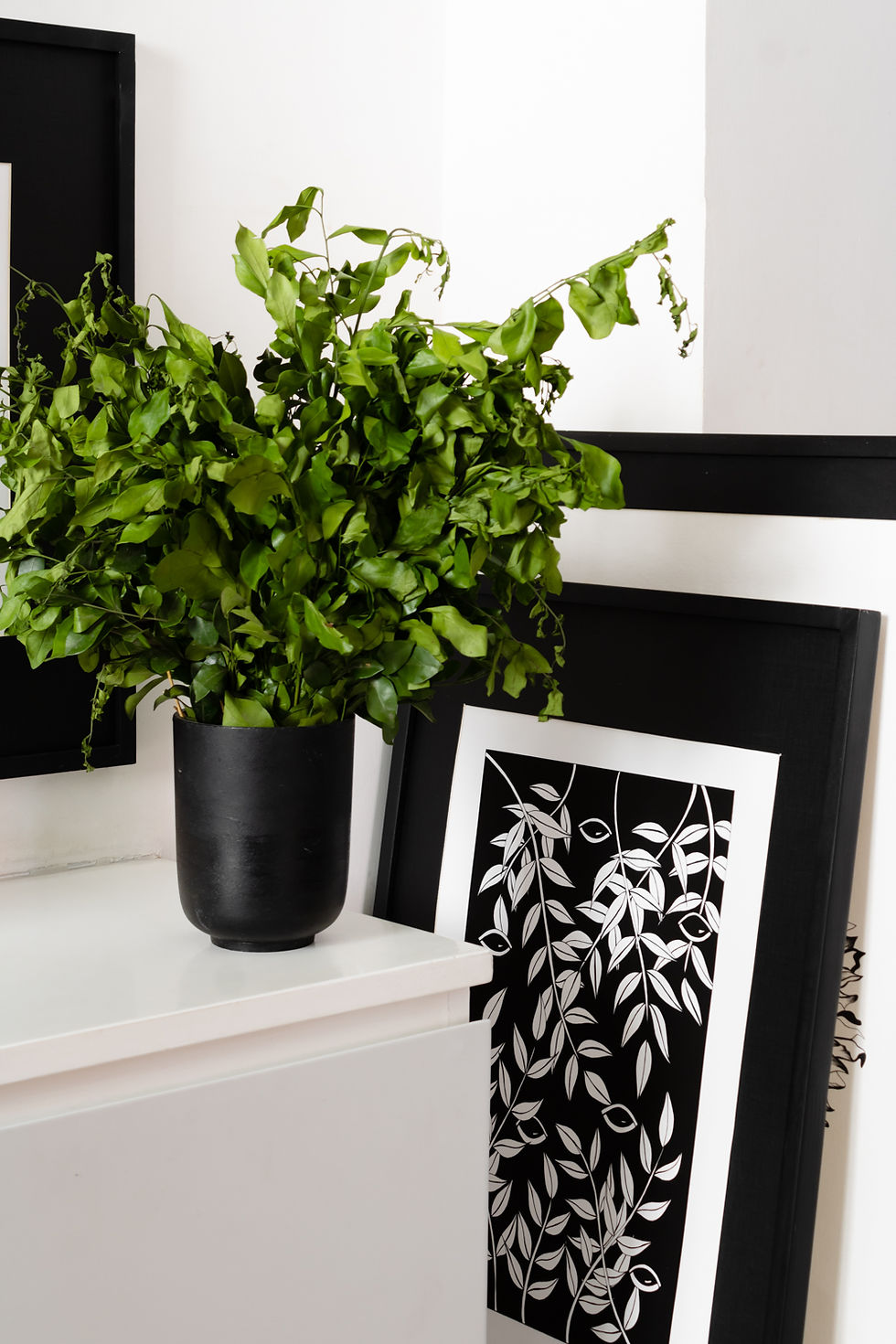 Thumbnail: All Eyes On You-I | Contemporary dark wall art | Limited edition fine art archival print of hand-drawn illustration