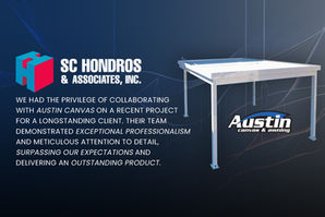 Post-Supported Aluma Shield® Aluminum Canopy by Austin Canvas & Awning for S.C. Hondros