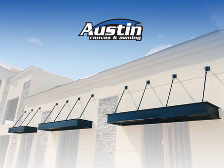 Hanger Rod Canopies by Aluma Shield®: Elevating Baxter Vet's Exterior Design