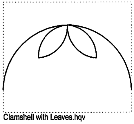 Clamshell with Leaves
