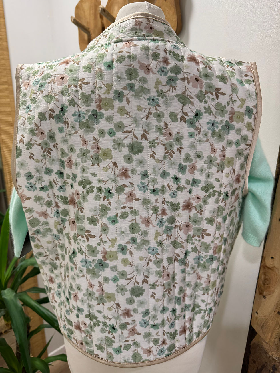 Miniature : Gilet matelassée vert