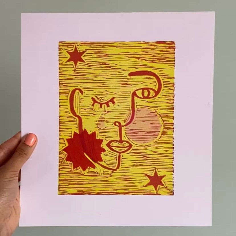 Thumbnail: Linocut prints