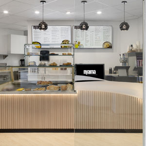 Modern clean Cafe Interior