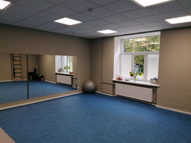 Klientu ērtībām — fizioterapijas zāle vecajā slimnīcā