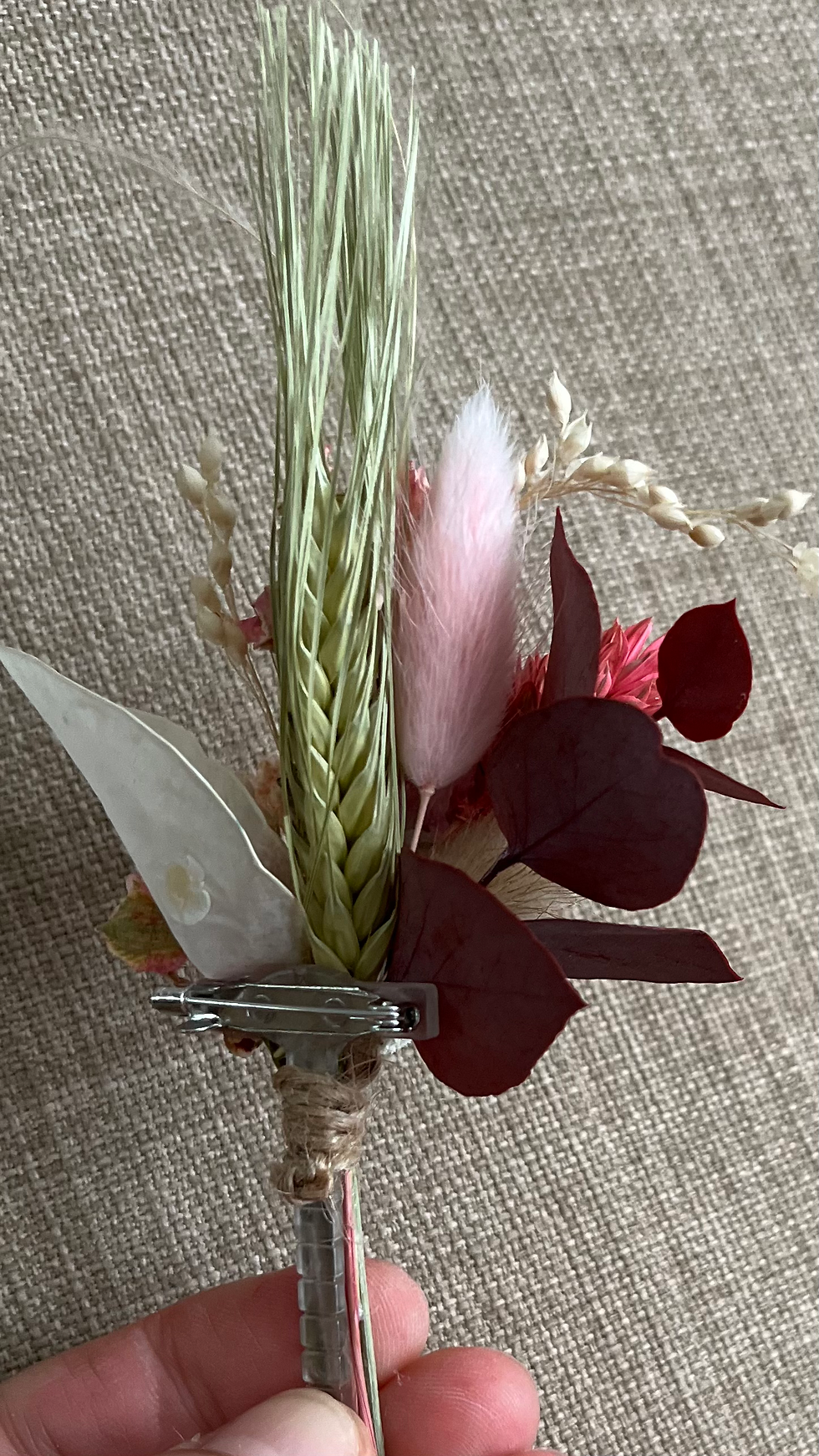 Miniature : Boutonnières en fleurs séchées