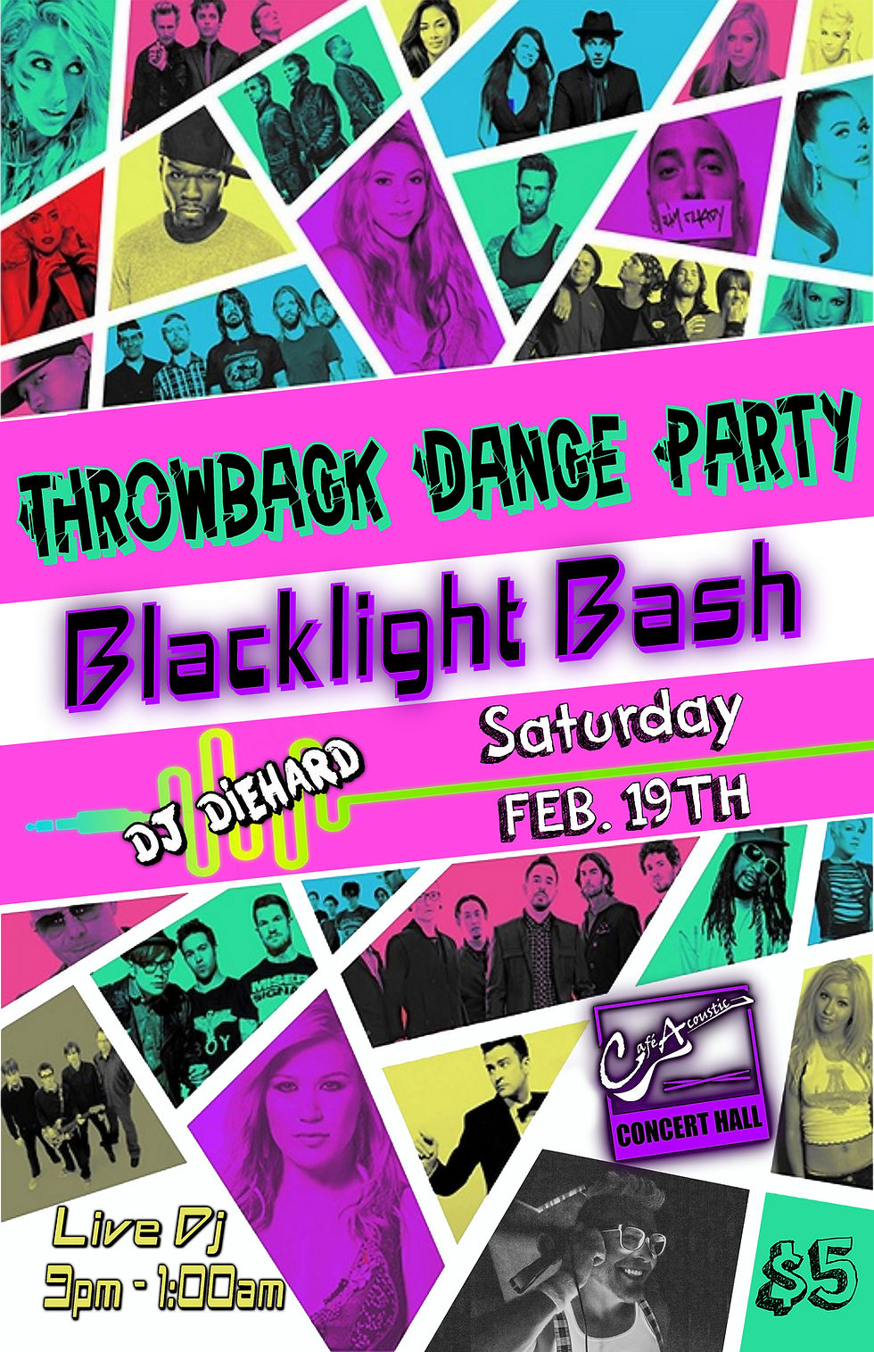 Throwback Dance Party | Blacklight Bash