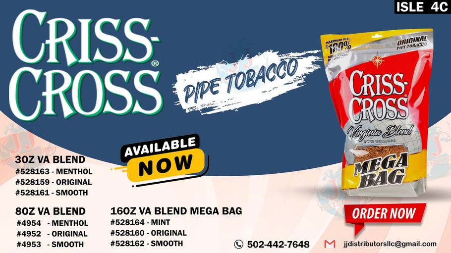 TOB CRISS CROSS PIPE TOBACCO GW.jpeg