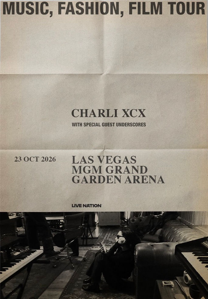 Charli XCX Las Vegas 2026: Tour Finale at MGM Grand Garden Arena October 23