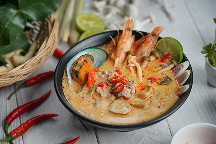 โจ๊กต้มยำรวมมิตรน้ำข้น Easy Cooking by Tops