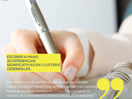ESCRIBIR A MANO. UN REGALO SILENCIOSO PARA LA MENTE EN LA ERA DE LAS PANTALLAS