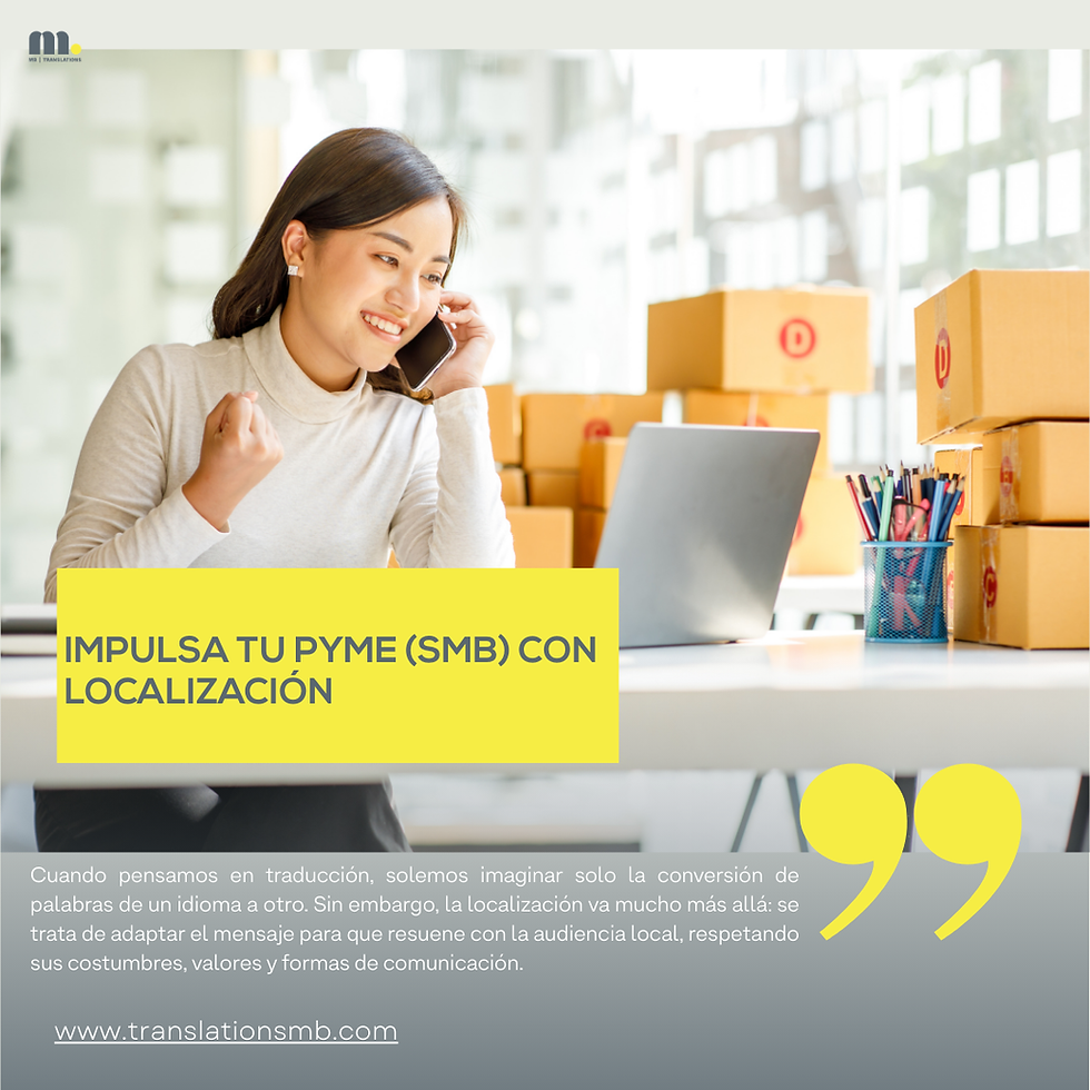 Impulsa tu PYME (SMB) con localización