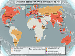 Where the Boeing 737 Max is not allowed to fly?
