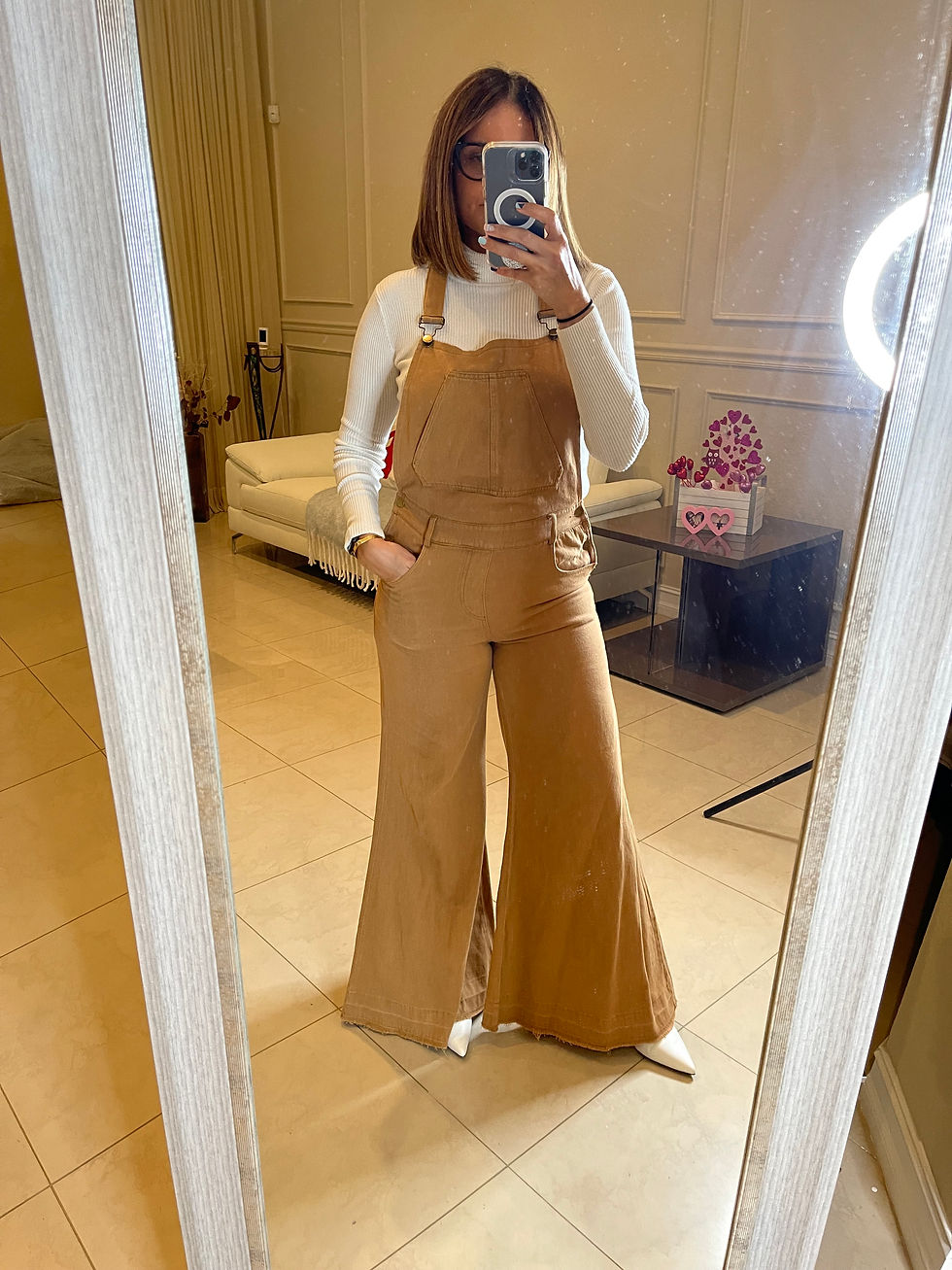 Thumbnail: Flare Denim Overall