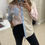 Thumbnail: Plaid Color Block Long Sleeve Shirt