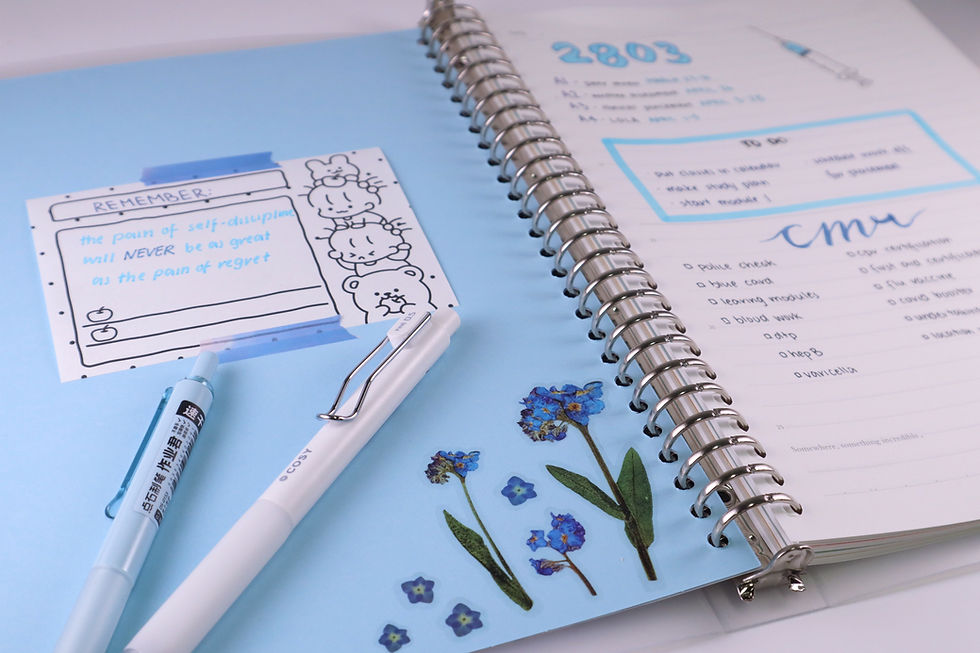 Thumbnail: B5 Mint My Desk Binder