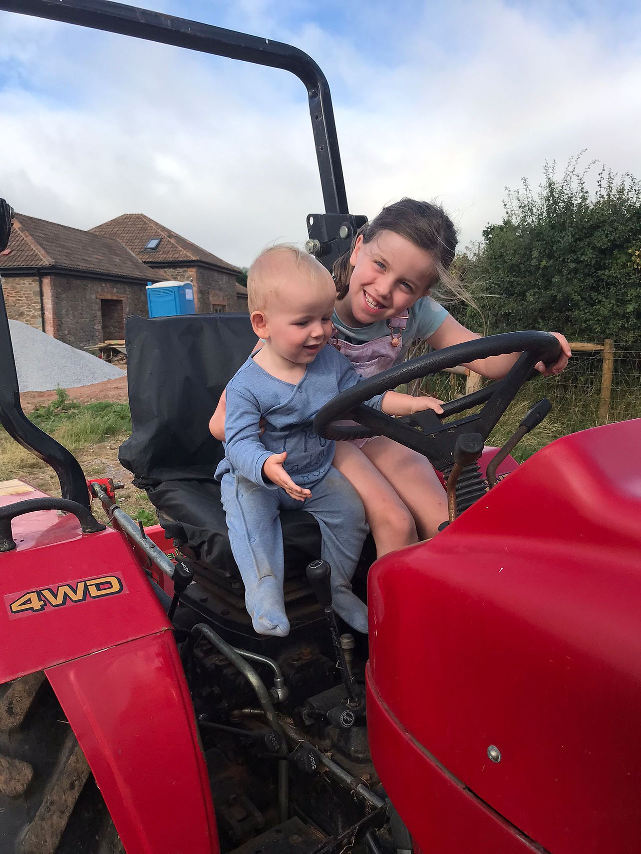 Who can resist a red tractor!